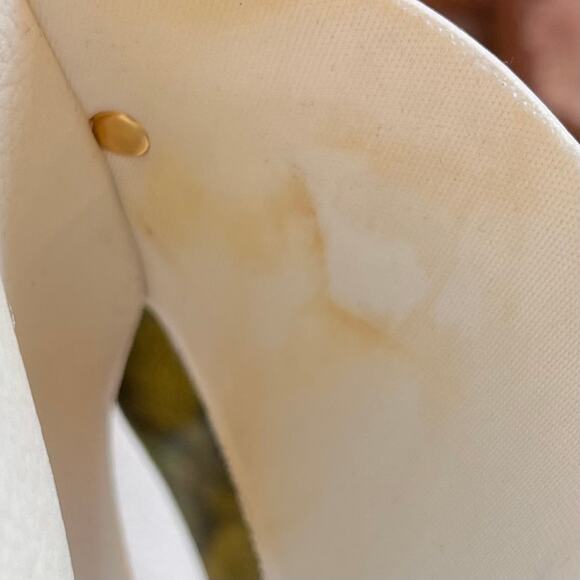 MOSCHINO White Multicolor Rubber Slides SZ 39 (9 US) - Picture 9 of 9